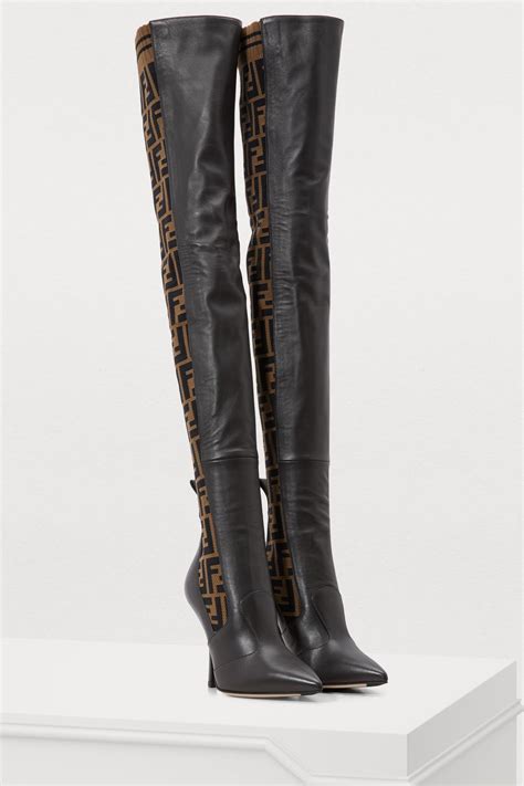 thigh high fendi boots|More.